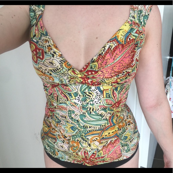 Xs 2 Nanette Lepore Silk tank blouse top camisole - Picture 2 of 7